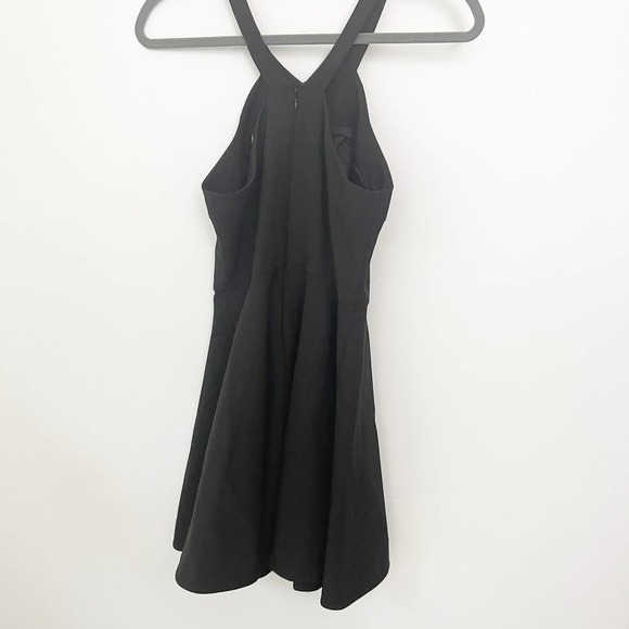 Elizabeth and James Black Halter Sonya Dress - 6 - Picture 2 of 5